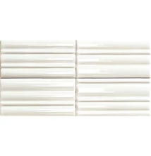 sichenia mini sticks bianco glossy csempe 6,25x12,5 cm