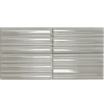 sichenia mini sticks grigio glossy csempe 6,25x12,5 cm