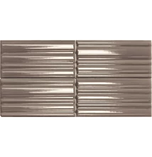 sichenia mini sticks marrone glossy csempe 6,25x12,5 cm