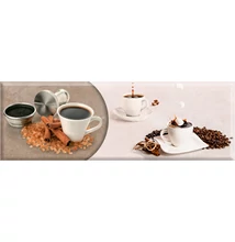 super ceramica aosta espresso beige decor 20x60 cm