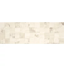undefasa daino ivory grid decor csempe 25x75 cm