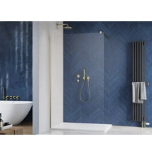 radaway modo new brushed gold II 75 zuhanyfal, 200x75 cm