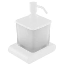 sapho flori szappanadagoló 300 ml tejüveg/matt fehér RF019/14