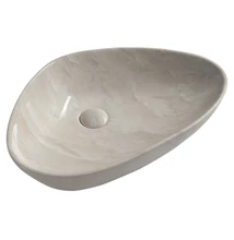 sapho dalma pultra szerelhető mosdó, bézs márvány 58,5x14x39 cm, MM227