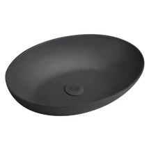 sapho formigo pultra szerelhető mosdó, antracit 60x14,5x40 cm, FG026