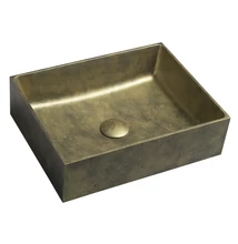 sapho formigo pultra szerelhető mosdó, arany 47,5x13x36,5 cm, FG111