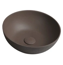 sapho formigo pultra szerelhető mosdó, sötét barna 39x14 cm, FG034