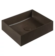 sapho formigo pultra szerelhető mosdó, sötét barna 47,5x13x36,5 cm, FG014