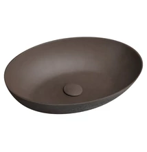 sapho formigo pultra szerelhető mosdó, sötét barna 60x14,5x40 cm, FG024