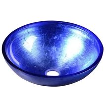 sapho murano pultra szerelhető mosdó, blu kék 40x14 cm, AL5318-65