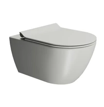 sapho gsi pura fali wc, 55x36 cm matt hamuszürke
