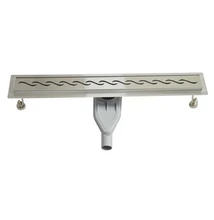 wellis W-Drain Wavy 80 zuhanyfolyóka 80x7x9,5-11
