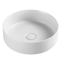 wellis Rose matt fehér pultra építhető porcelán mosdó