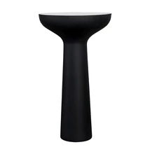 wellis Pillar Black szabadon álló mosdó