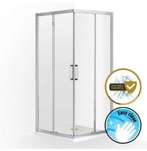 wellis Apollo 90x90x190 két  tolóajtós szögl. kabin Easy Cleannel