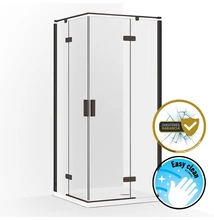 wellis Murano 90x90 két nyílóajtós szögletes zuhanykabin, Easy Cleannel