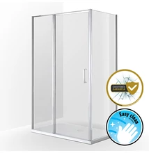 wellis Triton 120x90 egy nyílóajtós szögletes kabin, Easy Cleannel