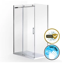 wellis Vincenzo 120x80 egy tolóajtós szögletes kabin, Easy Cleannel