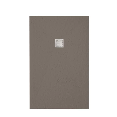 zenon smart slate zuhanytálca 100x120 cm, mokka