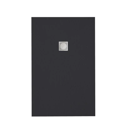 zenon smart slate zuhanytálca 100x140 cm, nero