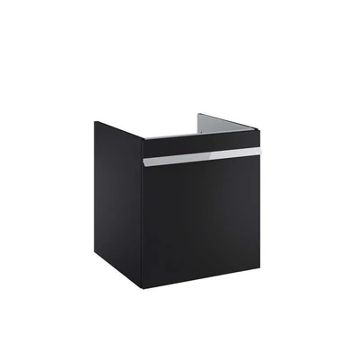 AREZZO design Nevada 50 cm-es oldalszekrény 1 fiókkal, Matt Fekete színben