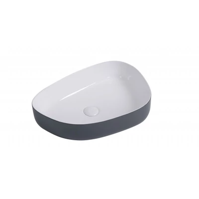 Arezzo design Odessa mosdótál, Szürke/fehér AR-460