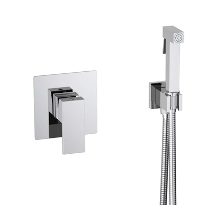 AREZZO design CUBEFIELD falsík alatti bidé csaptelep kézizuhannyal, króm, AR-4407CR