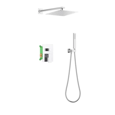 AREZZO design CUBEFIELD falsík alatti zuhanycsaptelep szett, króm, AR-4405CR