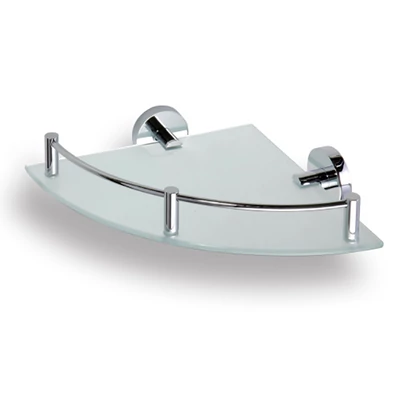 AREZZO design BEMETA Omega sarok üvegpolc 250x250 mm AR-104202162