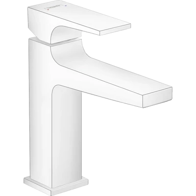 hansgrohe metropol egykaros mosdócsap 110, push-open 32507700 matt fehér