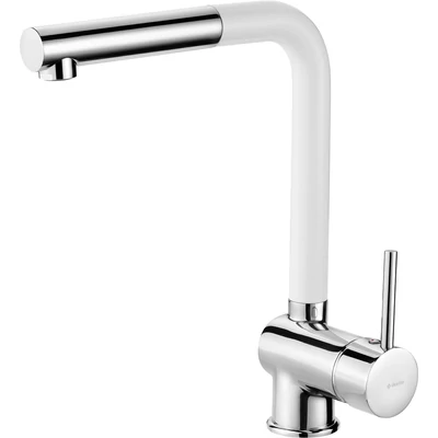 deante aster mosogató csaptelep chrome with white bca w730