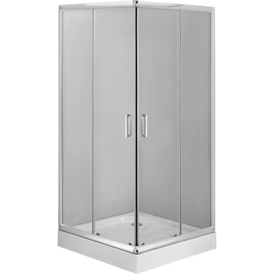 deante funkia króm, görgős zuhanykabin KYC_041K 800x800 mm