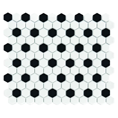 dunin mini hexagon b&amp;w bee mozaik 26x30 cm