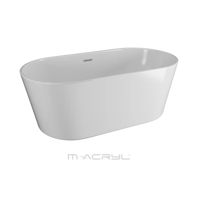 M-Acryl Victory 160x80 szabadon álló kád fehér