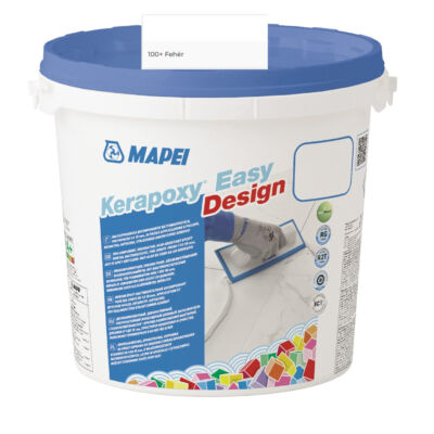 Mapei Kerapoxy Easy Design fugázó 3kg, 100+ fehér