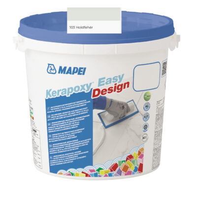 Mapei Kerapoxy Easy Design fugázó 3kg, 103 holdfehér