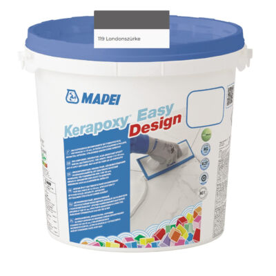 Mapei Kerapoxy Easy Design fugázó 3kg, 119 london szürke 