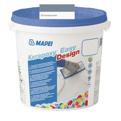 Mapei Kerapoxy Easy Design fugázó 3kg, 125 kastély szürke