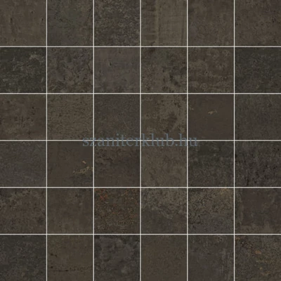 aparici metallic brown natural mosaico padló 29,75x29,75/5x5 cm