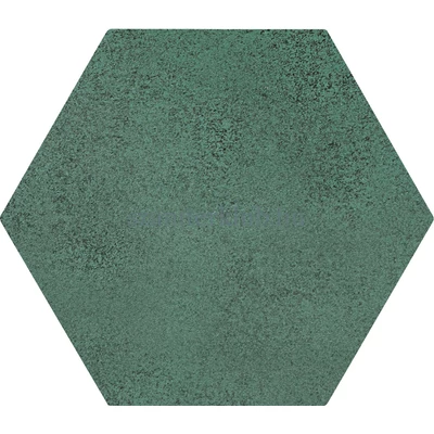 arte burano hex green csempe 11x12,5 cm
