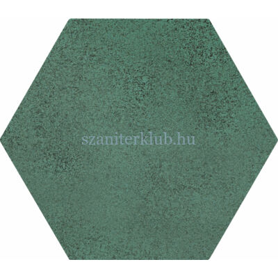 arte burano hex green csempe 11x12,5 cm