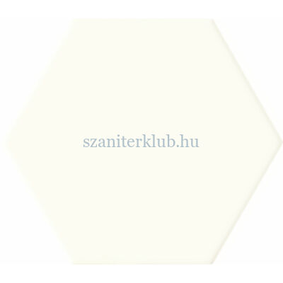 arte burano hex white csempe 11x12,5 cm