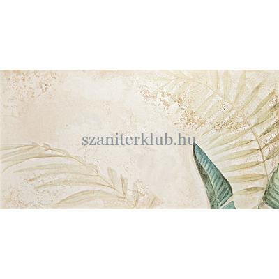 domino alabaster shine element 4 leaves A dekor 59,8x119,8 cm