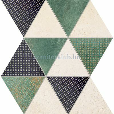 domino margot green mozaik 25,8x32,8 cm