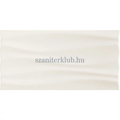 arte joy wave biala-white str csempe 448 x 223 mm
