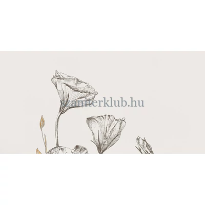 domino velo bianco element 4 flowers dekor 119,8x59,8 cm