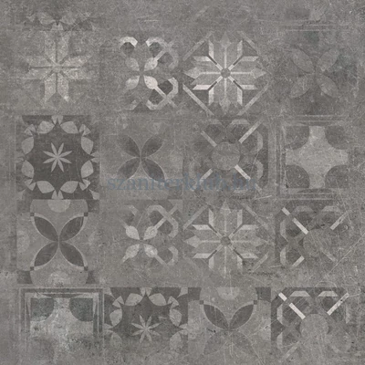 cerrad softcement graphite decor patchwork rect 59,7x59,7 cm