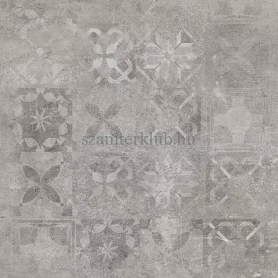 cerrad softcemnt silver pol decor patchwork 59,7x59,7 cm