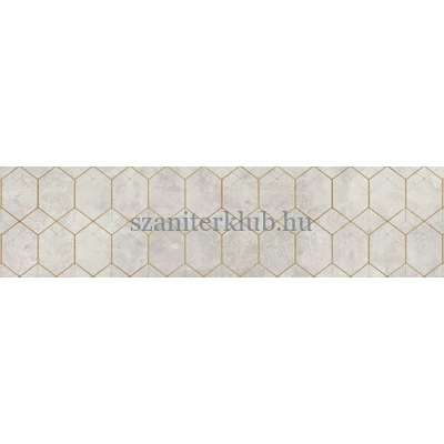 cerrad softcement white decor geo rect 119,7x29,7 cm
