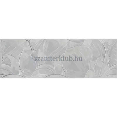 cersanit flower cemento light grey inserto dekor 24x74 cm